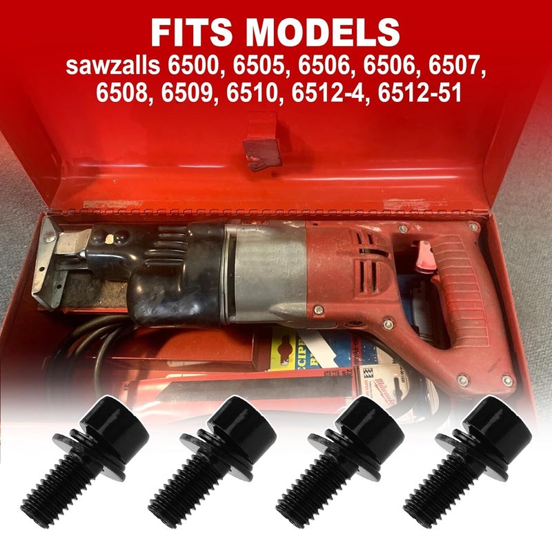 GEAIN Blade Clamp Screw 06-75-2402 Socket Head Cap Screw 4 pcs Fits for 6505,6507,6508,6509,6512,6535 Sawzalls, Usually Used with Blade Clamp 42-68-0073 and 49-22-5012 Wrench (not Included) - Image 4